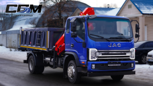 Автомобіль самоскид з КМУ PK6500 на шасі JAC N120